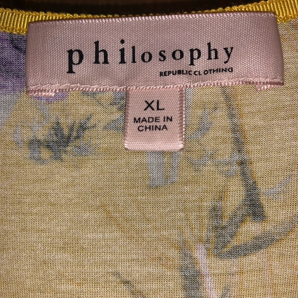 Philosophy lightweight colorful top - Picture 5 of 5